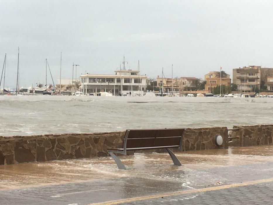 Sturm "Ana" fegt über Mallorca hinweg