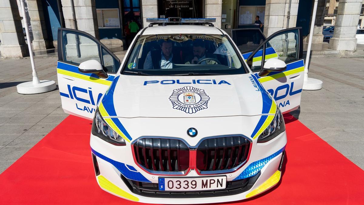 Vehículo de la Policía Local de Laviana