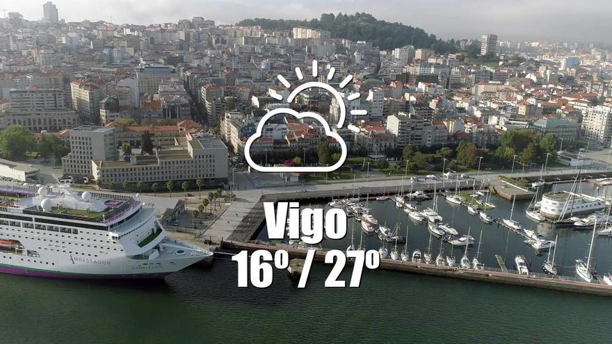 El tiempo en Vigo: previsión meteorológica para hoy, lunes 24 de junio