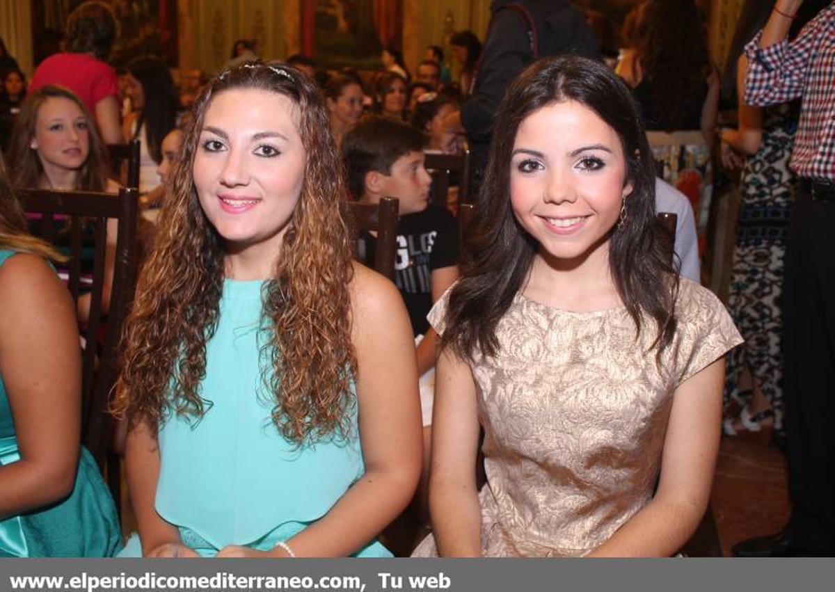 Castellón da la bienvenida a las reinas del 2014, Dunia Gormaz y Cristina Batalla