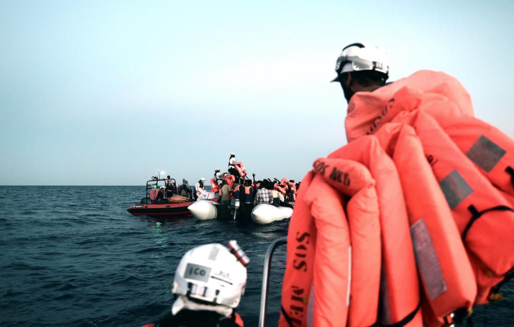 Die Flüchtlinge an Bord der Aquarius