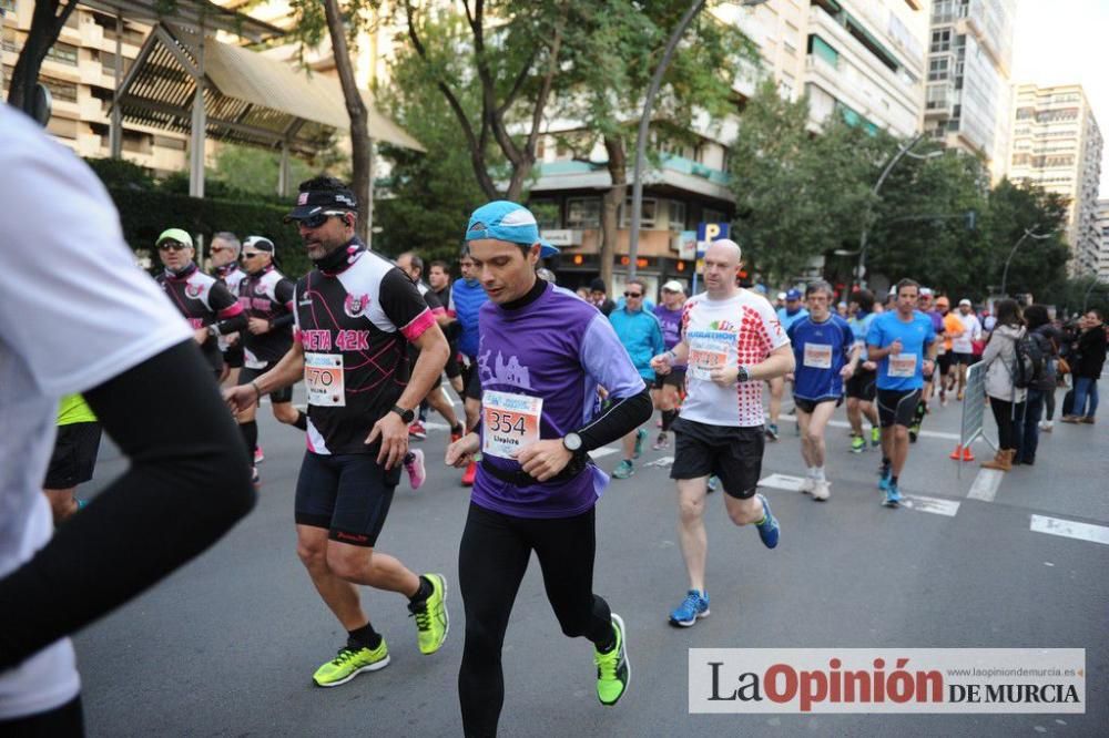 Murcia Maratón. Salida