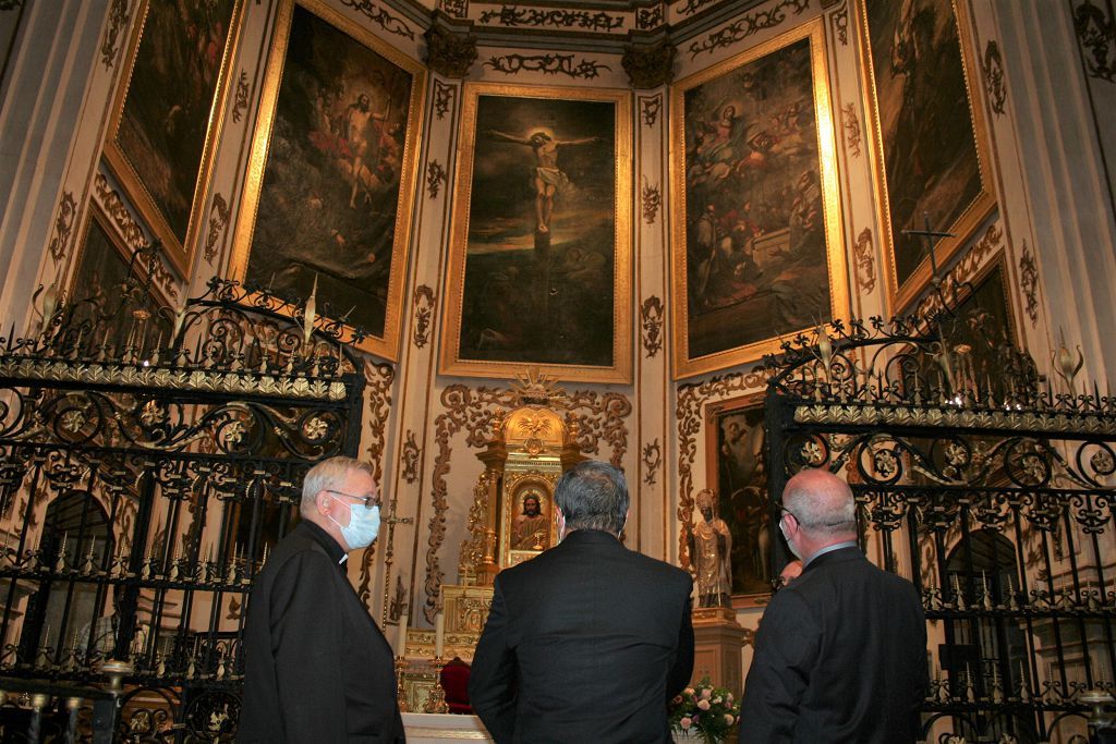 El nuncio del Papa Francisco se interesa por la reconstrucción de Lorca