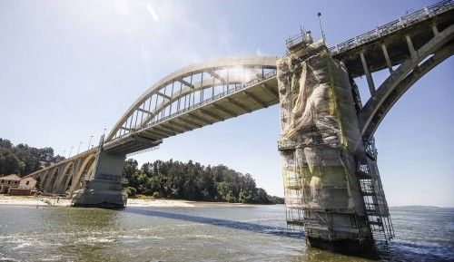 Obras en Puente de O Pedrido