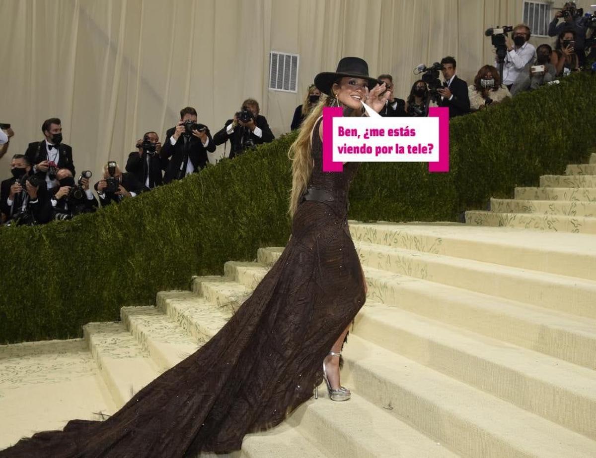 Jennifer Lopez en la Met Gala 2021