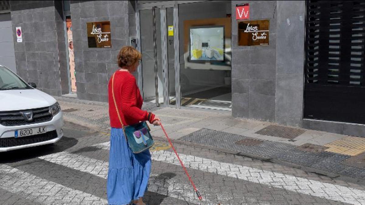 Edificio dedicado a viviendas vacacionales en la capital grancanaria.
