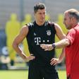 Lewandowski, con Flick en el Bayern
