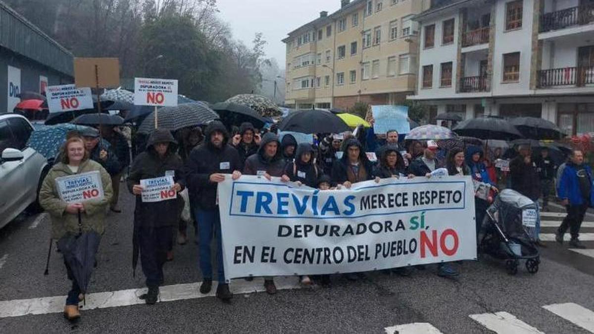 El club de pesca La Socala rechaza la ubicación de la depuradora de Trevías