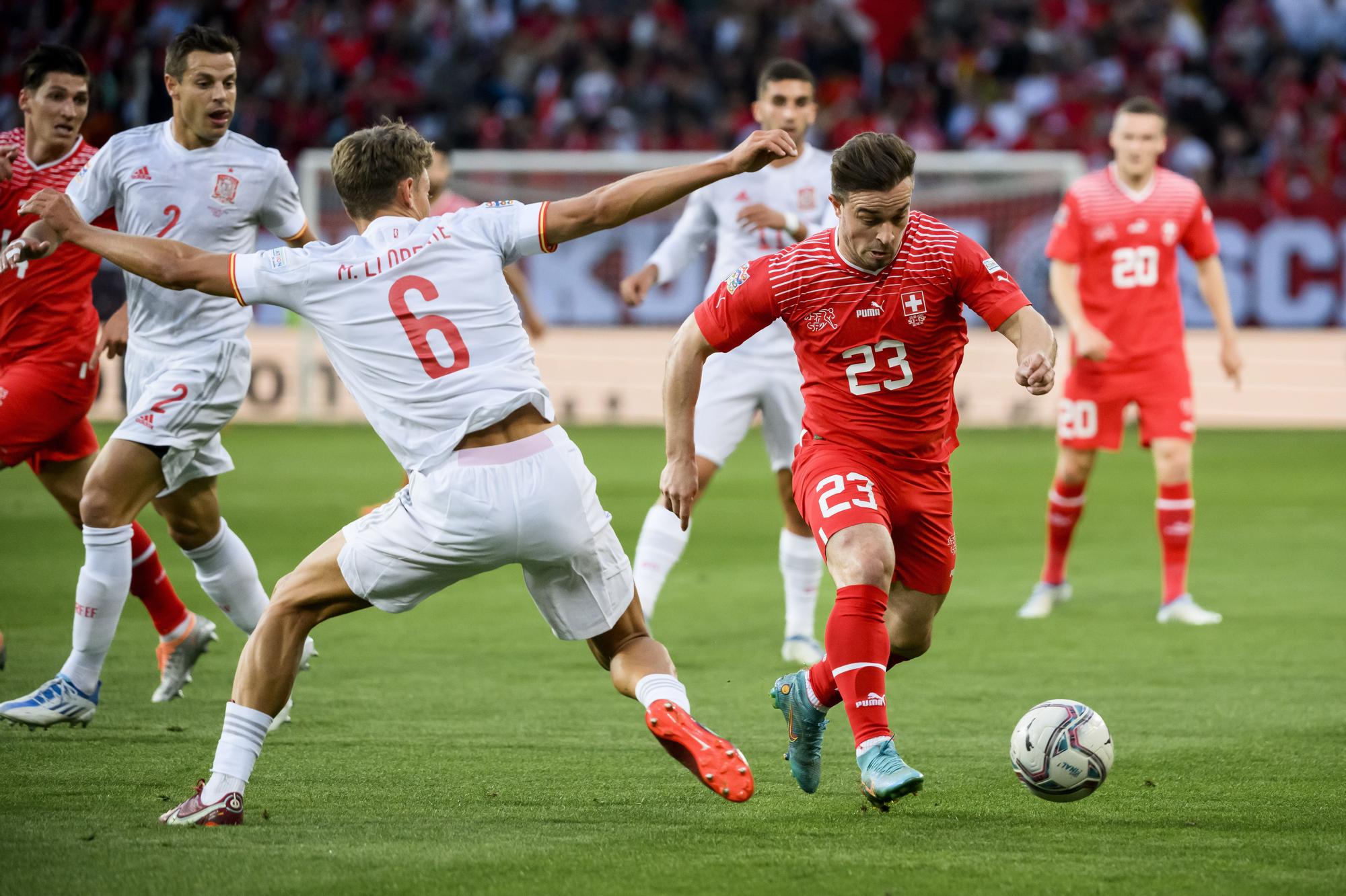 Liga de Naciones: Suiza - España