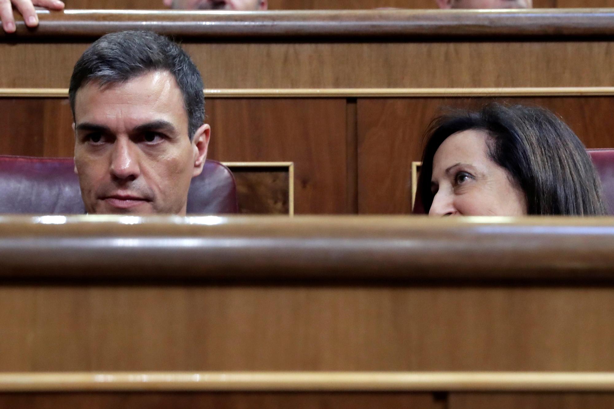 Pedro Sánchez y Margarita Robles.