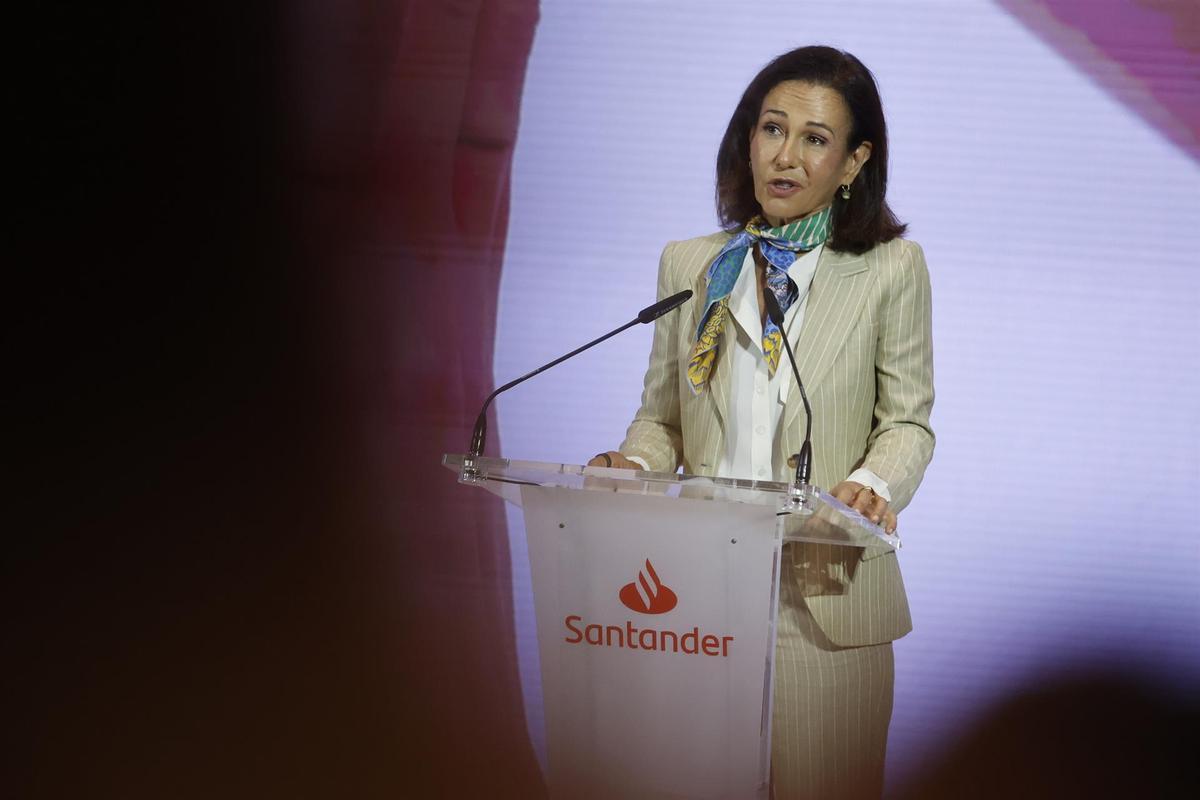 Ana Botín, la presidenta de Banco Santander.