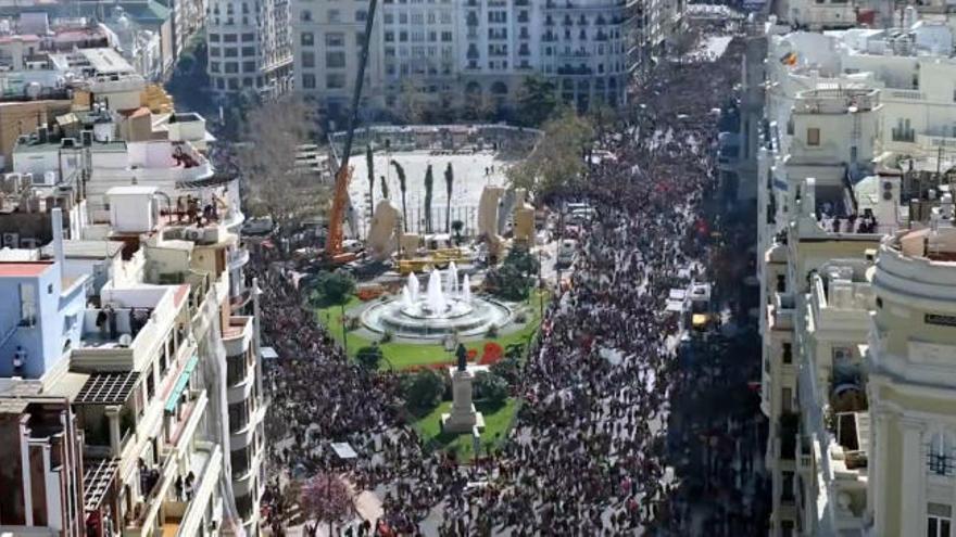 Time-lapse de la mascletà del viernes 11 de marzo de 2016