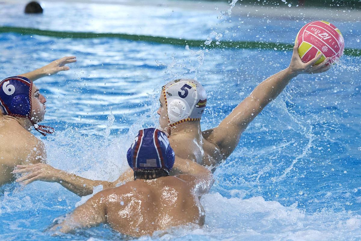 Entrenamiento conjunto España-Estados Unidos en el CAR de Sant Cugat