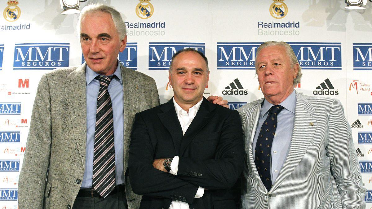 Pablo Laso, en su presentación como entrenador del Real Madrid