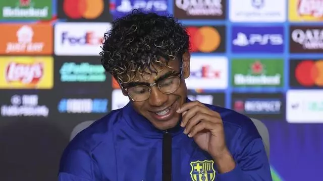 Lamine Yamal: "A ver si el Cholo me hace un favor y me pone uno contra uno con un jugador"