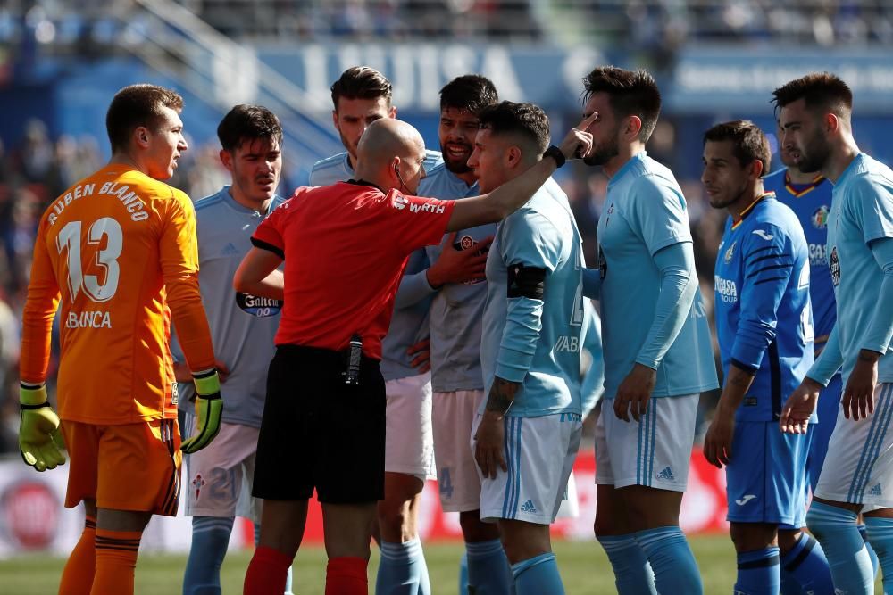 El Getafe - Celta, en imágenes. // EFE | Mariscal