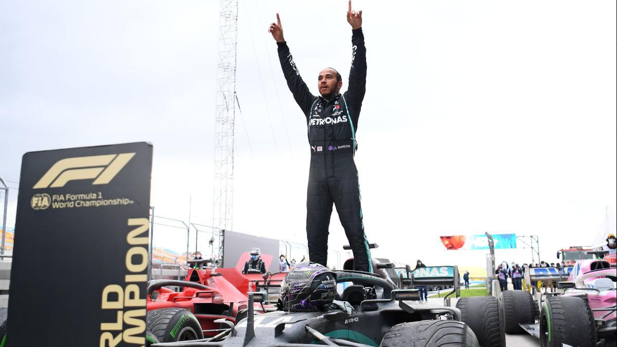 Hamilton fue tercero en el Mundial de Pilotos en 2023.