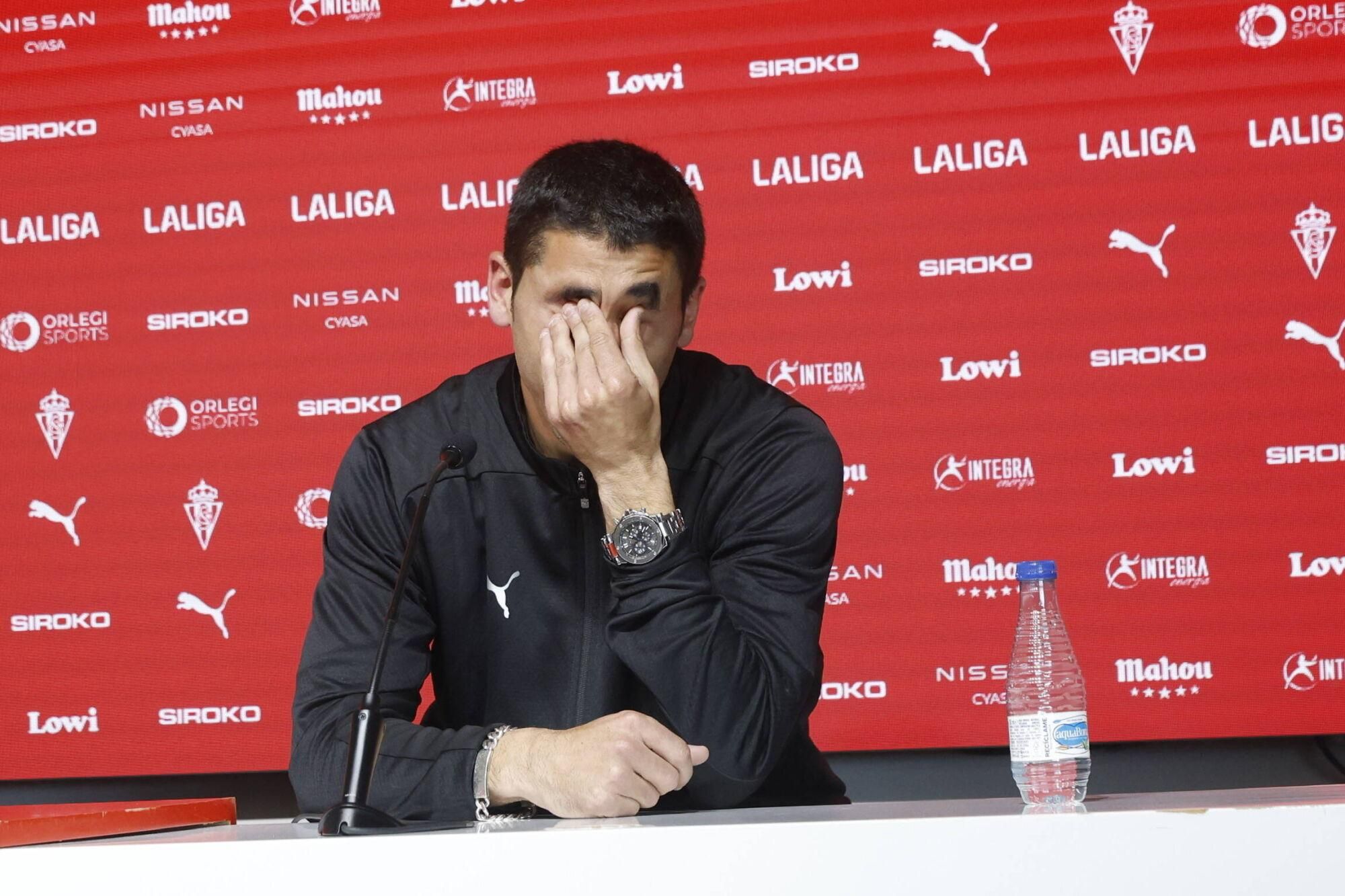 EN IMÁGENES:  El jugador del Sporting José Ángel &quot;Cote&quot;, se retira a final de temporada