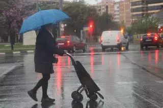La dana descarga con fuerza en la provincia de Alicante
