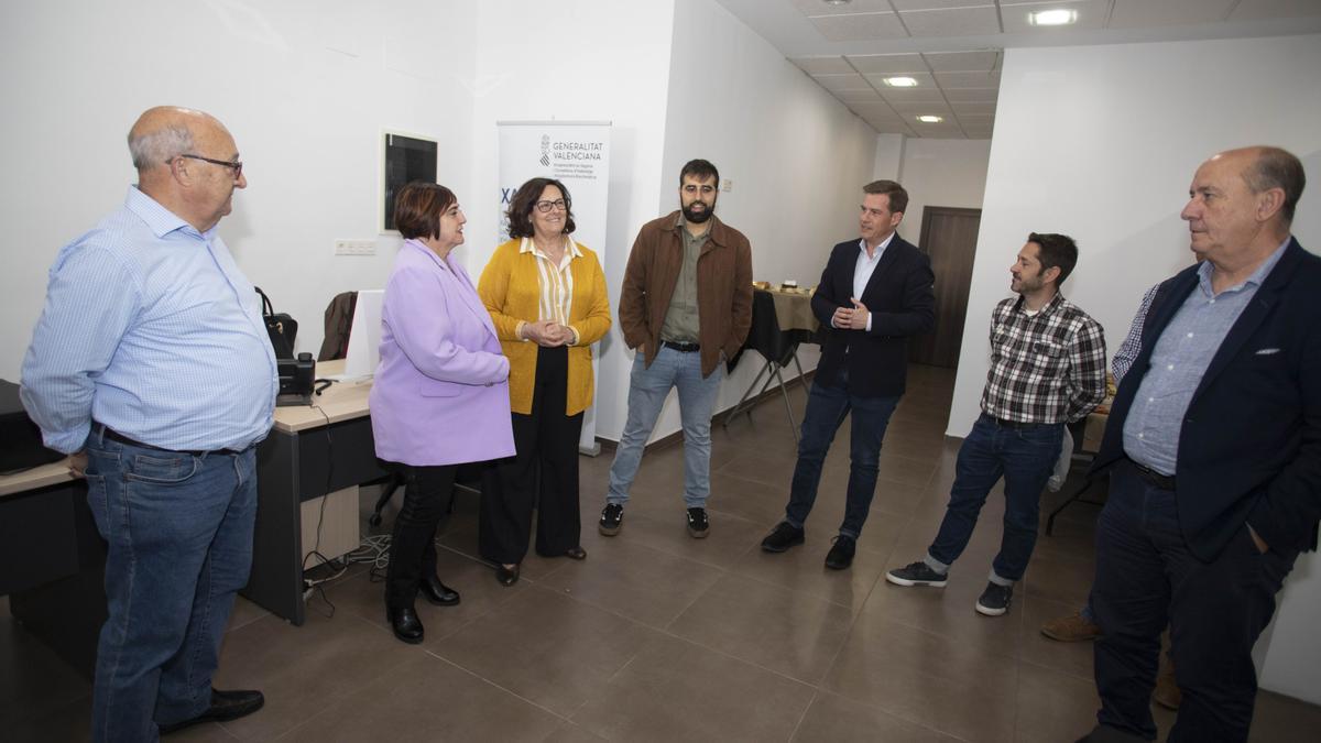 Inauguración de la oficina XALOC de la Mancomunitat de la Costera en Xàtiva.