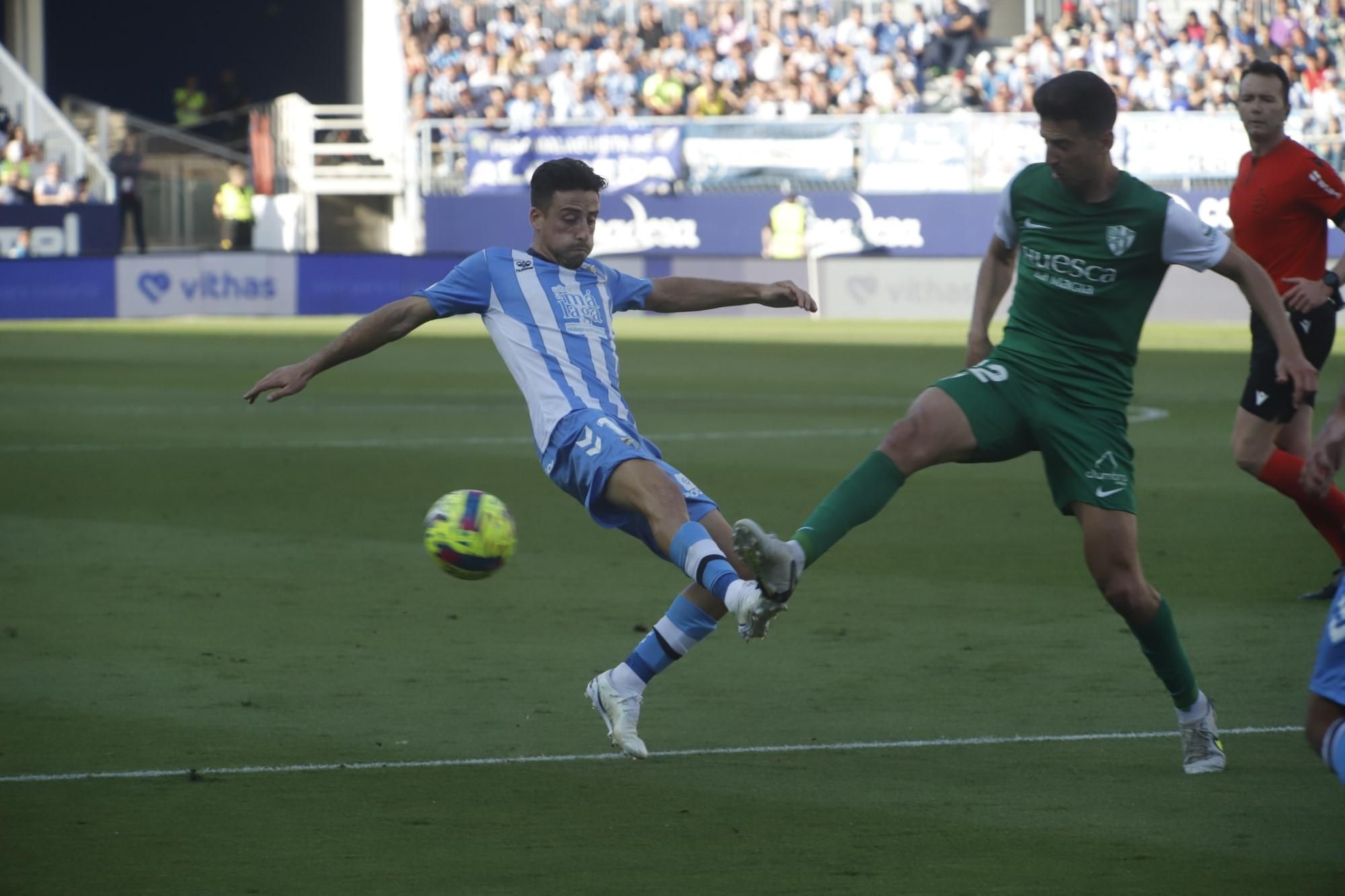 LaLiga SmartBank | Málaga CF - SD Huesca, en imágenes