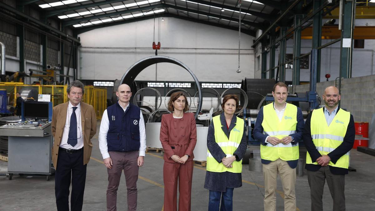 La visita de la Alcaldesa de Gijón a Zitrón, en imágenes