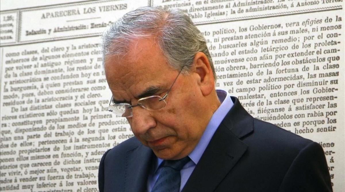 El exvicepresidente del Gobierno Alfonso Guerra.