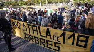 Vecinos del Eixample instan a los partidos a pronunciarse contra la tala del parque Joan Miró antes del 12M