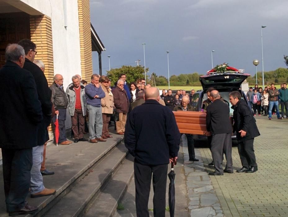 Funeral por Alfredo Izquierdo Cuesta, motorista fallecido en Villayón