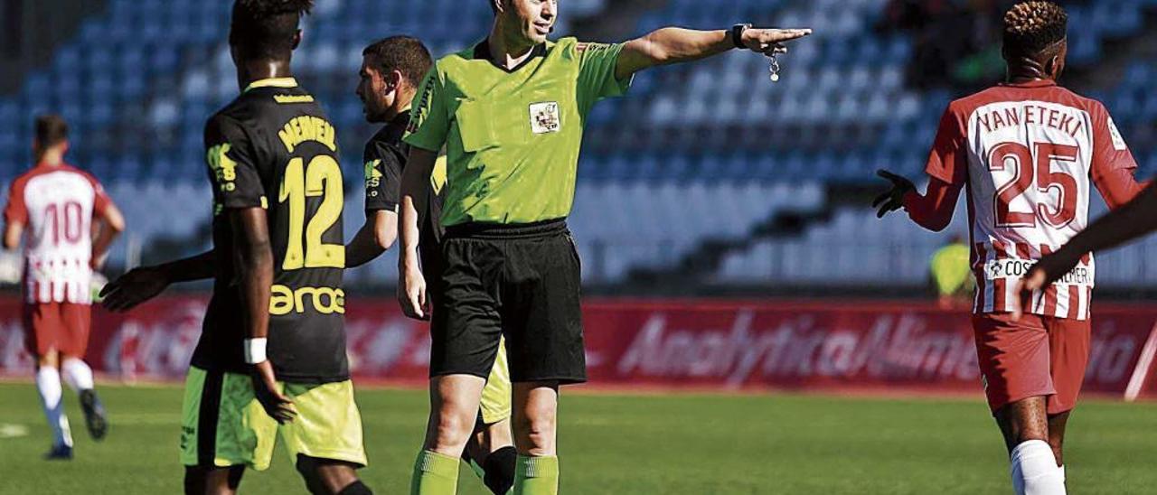 El tinerfeÃ±o Trujillo SuÃ¡rez, que seÃ±alÃ³ tres penaltis contra el Mallorca.