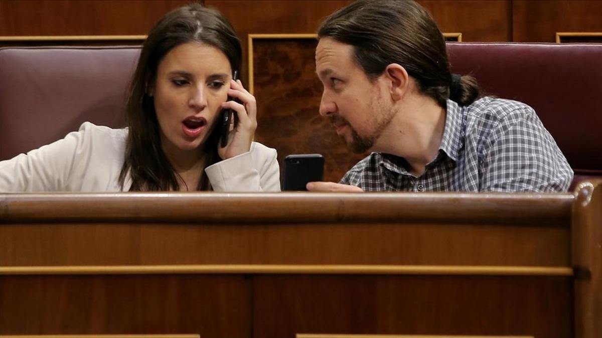 Pablo Iglesias e Irene Montero