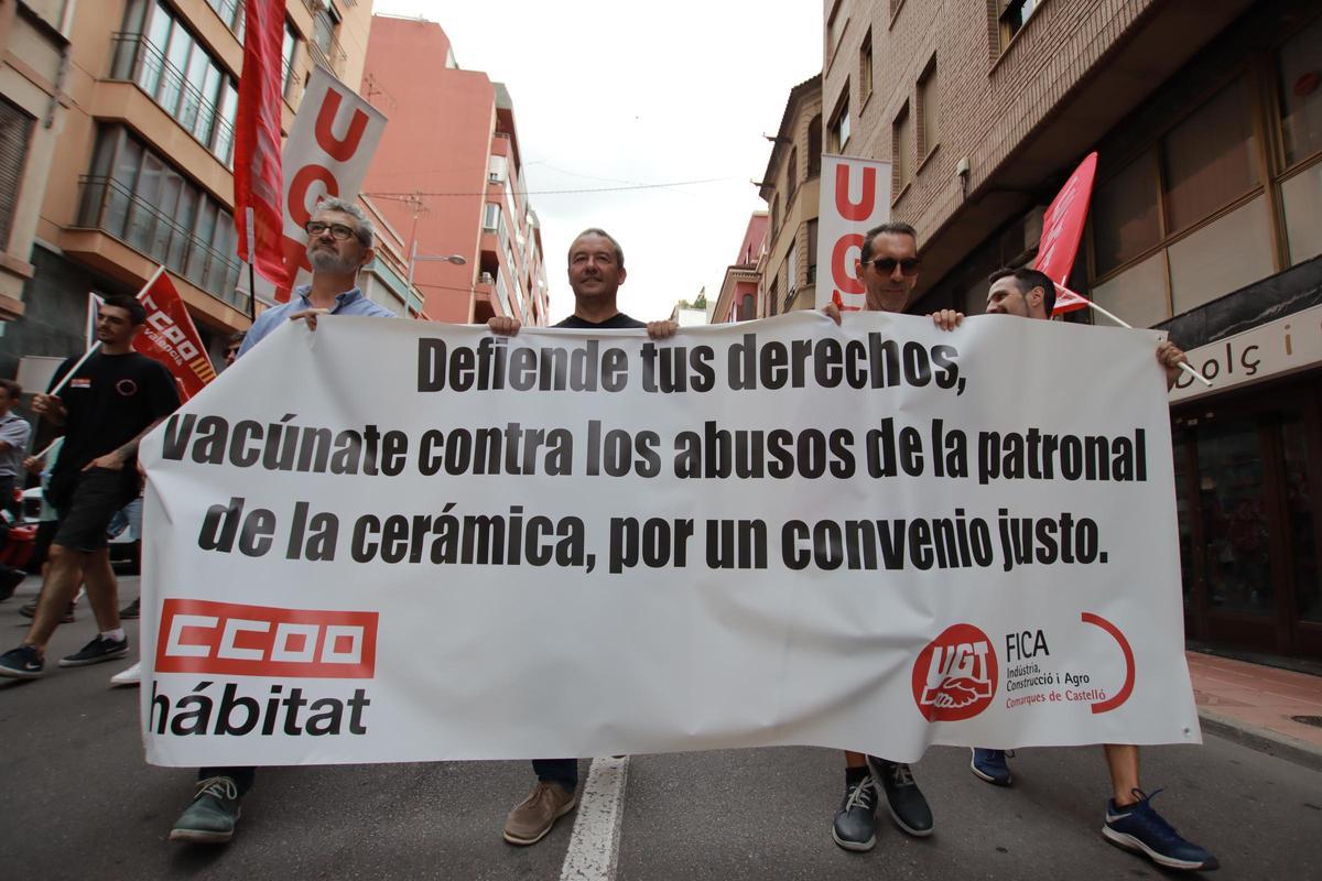 Otro ejemplo de mensaje de los sindicatos, en 2022.