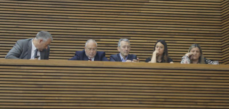 Pleno de investidura de Ximo Puig en las Corts