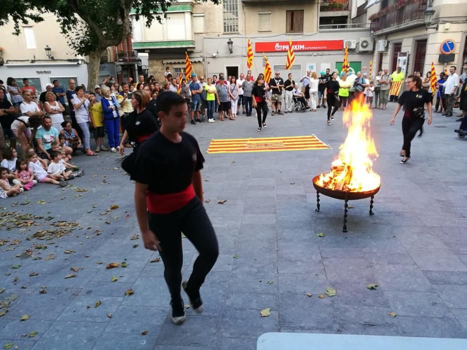 La Flama del Canigó arriba a Sant Vicenç