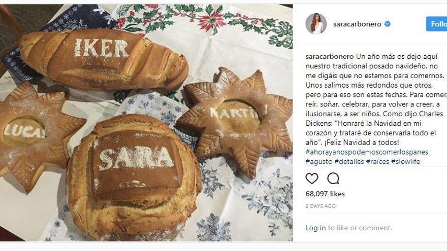 Sara Carbonero y su &quot;posado navideño&quot; más original