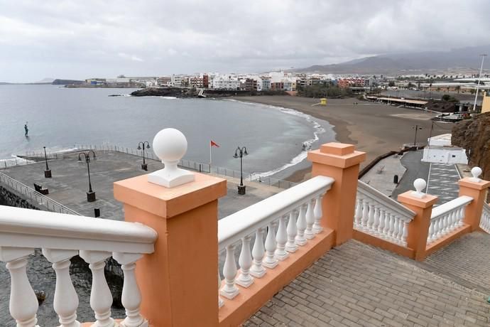 25-03-20 GRAN CANARIA. TELDE. TELDE. Recorrido por la ciudad de Telde para vera su desolación.   Fotos: Juan Castro.  | 25/03/2020 | Fotógrafo: Juan Carlos Castro