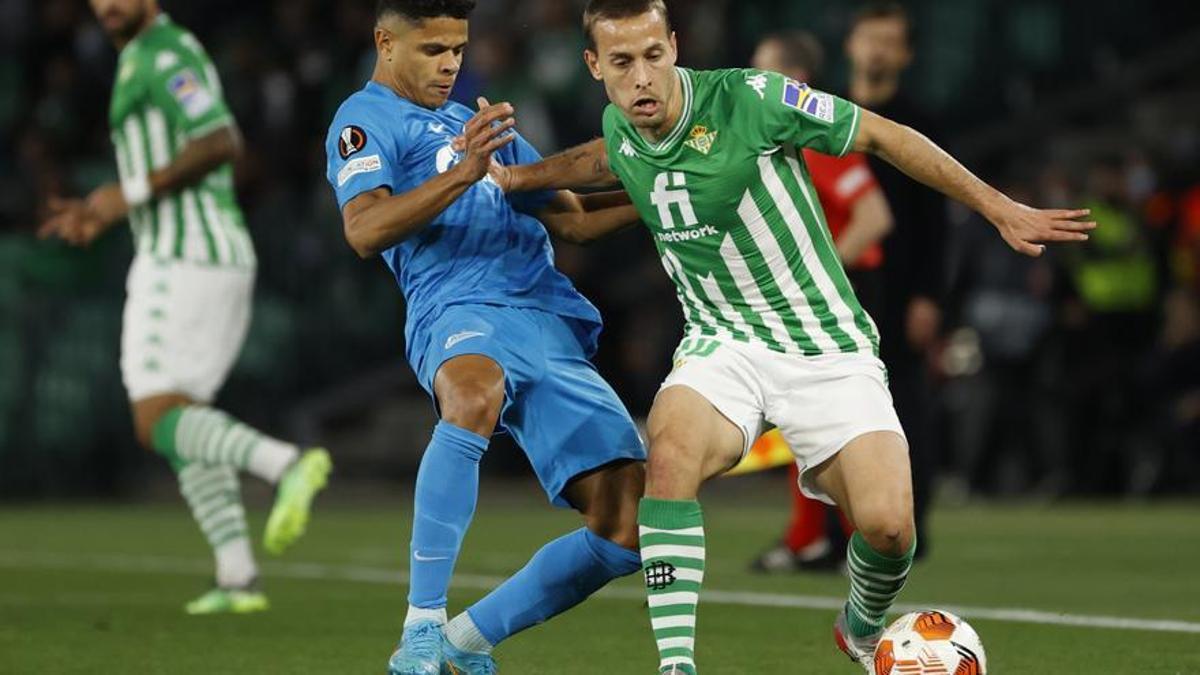 Sergio Canales, con el Betis.