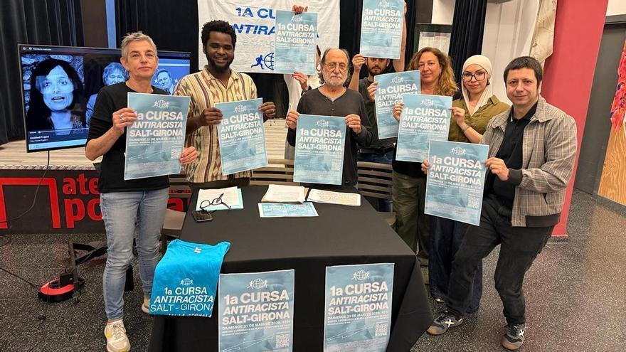 La primera cursa antiracista entre Salt i Girona recaptarà fons per pagar multes del sindicat d'habitatge