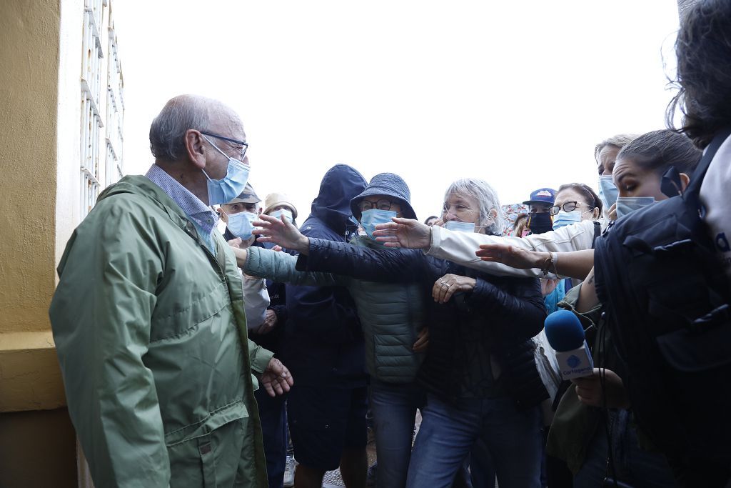 Impiden el desalojo de la vivienda de un jubilado en Cabo de Palos