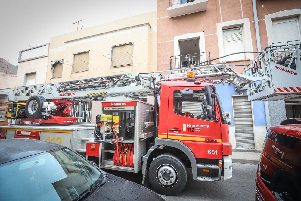 Herido un hombre tras el incendio de un colchón en