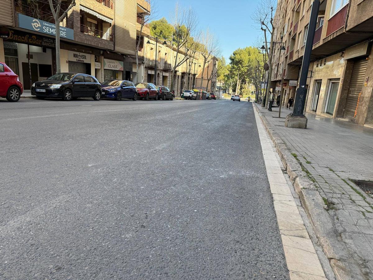 La calle Oliver, en una imagen facilitada por el PP