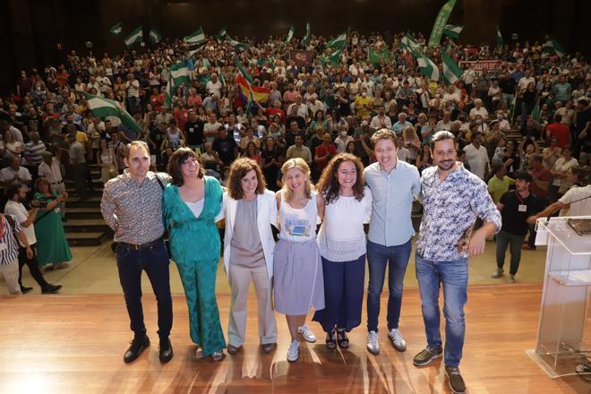 Elecciones andaluzas | Mitin de Por Andalucía con Yolanda Díaz en el Palacio de Ferias