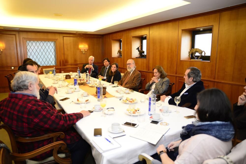 Inés Rey, en el Club Financiero Atlántico