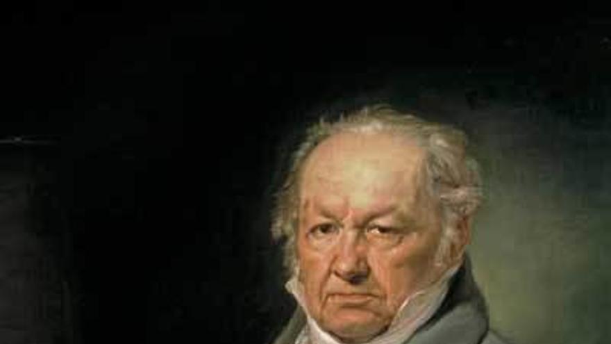 Autorretrato de Goya.