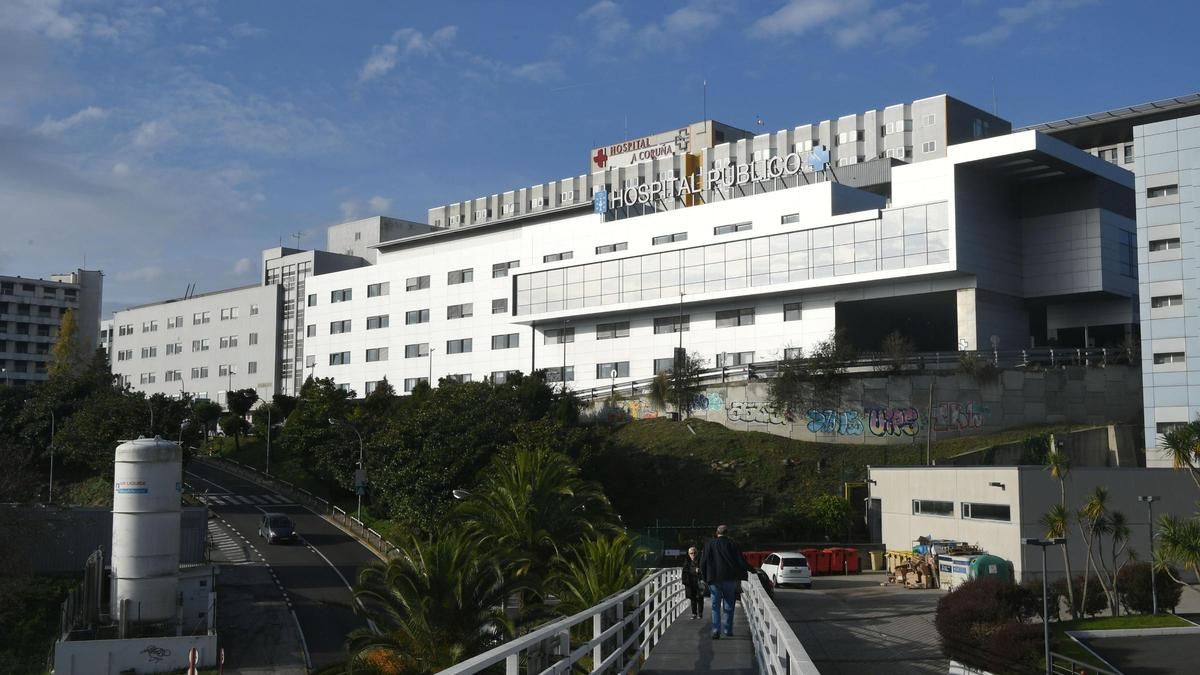 Vista del Complejo Hospitalario Universitario de A Coruña.