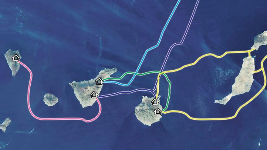 Tenerife une por cable submarino a Gran Canaria con Fuerteventura y Lanzarote