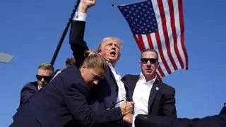 Trump en Iwo Jima