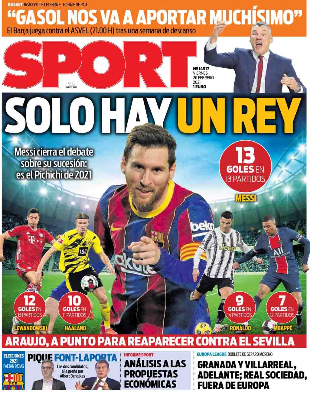 Portada 26 de febrero