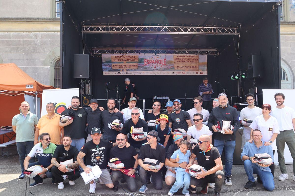 Participantes del certamen gastronómico.