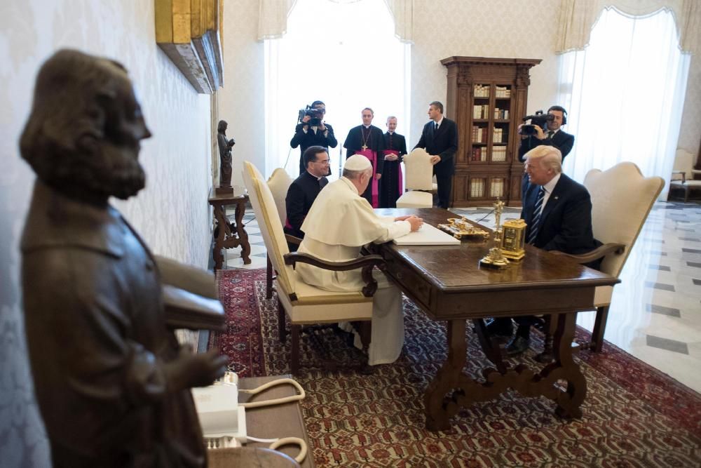 Encuentro de Trump y el Papa en el Vaticano